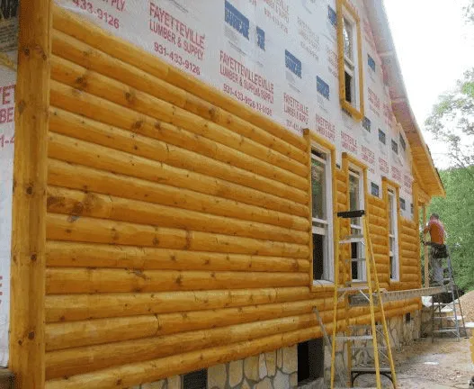 Монтаж блок хауса